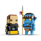 LEGO 40554 Avatar Jake Sully ve Avatarı Brickheadz thumbnail 3
