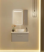 HİLTON BANYO DOLABI - MONZA 80 cm - GRİ thumbnail 1