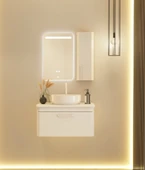 HİLTON BANYO DOLABI - MONZA 80 cm - BEYAZ thumbnail 1