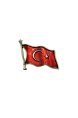 Işıltılı Türk Bayrağı Yaka İğnesi thumbnail 5