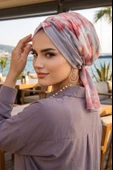 Pudra Gri Desenli Tokalı Bone thumbnail 1