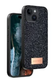 Onegif Apple iPhone 15 Bright Simli Kapak - Siyah thumbnail 1