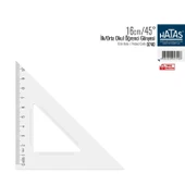 Hatas 0740 Öğrenci Gönyesi 16Cm/45 Derece thumbnail 2