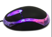 Usb Siyah Işıklı Optik Mouse Km-6809 thumbnail 3