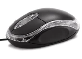 Usb Siyah Işıklı Optik Mouse Km-6809 thumbnail 2