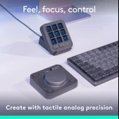 Logitech MX Creative Console | Siyah thumbnail 5