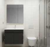 Creavit Flexio 65 Cm Katlanabilir Banyo Dolabı Antrasit Set thumbnail 5