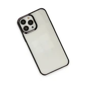Newface iPhone 13 Pro Max Kılıf Element Silikon - Siyah thumbnail 2