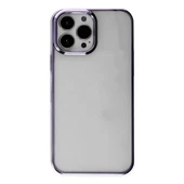 Newface iPhone 13 Pro Max Kılıf Element Silikon - Mor thumbnail 1