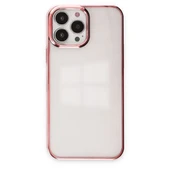 Newface iPhone 13 Pro Max Kılıf Element Silikon - Pembe thumbnail 1