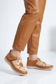 Taba Hakiki Deri Kadın Casual Ayakkabı thumbnail 1