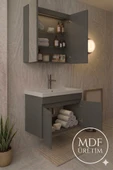 MR CLK 1. Sınıf MDFLAM Banyo Seti - 80 cm thumbnail 4