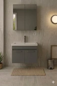 MR CLK 1. Sınıf MDFLAM Banyo Seti - 80 cm thumbnail 3
