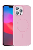 Joko Apple iPhone 15 Pro Max Broş Magsafe Kapak - Pembe thumbnail 1