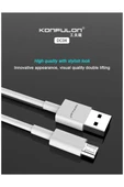 Konfulon DC04 Süper Hızlı Micro USB Kablo 1M 2A thumbnail 2
