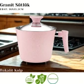 ARZU ÇELİK Granit Sütlük - Pembe thumbnail 2