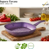 ARZU ÇELİK 10 Parça Granit Set Çelik Kapak - Violet thumbnail 6