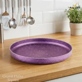 ARZU ÇELİK 28 Cm Granit Pizza Tepsisi - Violet thumbnail 1