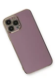 Newface Apple iPhone 13 Pro Kılıf Volet Silikon - Mor thumbnail 3