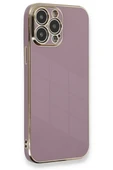 Newface Apple iPhone 13 Pro Kılıf Volet Silikon - Mor thumbnail 1