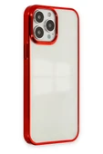 Newface Apple iPhone 14 Pro Max Kılıf Element Silikon - Kırmızı thumbnail 2