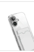 Mey İthalat®   iPhone 17 Kart Şeffaf Silikon - Şeffaf thumbnail 2
