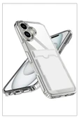 Mey İthalat®   iPhone 17 Kart Şeffaf Silikon - Şeffaf thumbnail 3