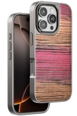 Mey İthalat®   iPhone 16 Pro Wave Kapak - Pembe thumbnail 1