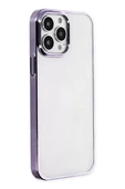 Newface Apple iPhone 13 Pro Max Kılıf Element Silikon - Mor thumbnail 2