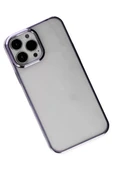 Newface Apple iPhone 14 Pro Kılıf Element Silikon - Mor thumbnail 3