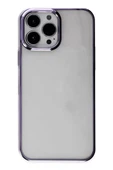Newface Apple iPhone 13 Pro Max Kılıf Element Silikon - Mor thumbnail 1