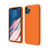 Newface Apple iPhone 11 Pro Kılıf First Silikon - Turuncu thumbnail 2
