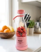 Şarjlı Taşınabilir Blender Usb Kablosuz Smoothie Yapıcı Pratik Kullanım thumbnail 1