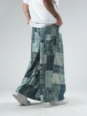 Patchwork Erkek Pileli Pantolon COC3019 thumbnail 2