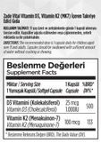Zade Vital D3+K2 Vitamini 30 Kapsül thumbnail 8