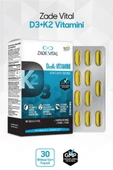 Zade Vital D3+K2 Vitamini 30 Kapsül thumbnail 5