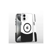 iPhone 16 Carbon Puzzle Magsafe Kapak - Siyah-2 thumbnail 1