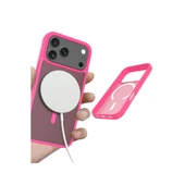iPhone 17 Pro Max Jota Magsafe Kapak - Rose thumbnail 4