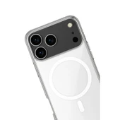 iPhone 17 Pro Kılıf Magneticsafe Şeffaf Silikon - Şeffaf thumbnail 2