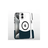iPhone 16 Plus Carbon Puzzle Magsafe Kapak - Yeşil thumbnail 1