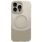 iPhone 16 Pro Max Velar Magsafe Kapak - Natural Grey thumbnail 1