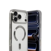 iPhone 17 Pro Max Kross Magneticsafe Kapak - Gümüş thumbnail 2