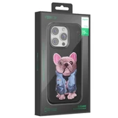 iPhone 16 Cute Desenli Kapak - Siyah thumbnail 3