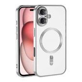iPhone 17 Kross Magneticsafe Kapak - Gümüş thumbnail 1