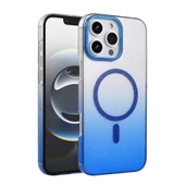 iPhone 16 Pro Max Glossy Magsafe Kapak - Mavi thumbnail 1