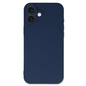 iPhone 16 Plus Kılıf First Silikon - Lacivert thumbnail 4