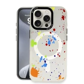 iPhone 16 Pro Max Colorful Magsafe Kapak - Şeffaf thumbnail 2