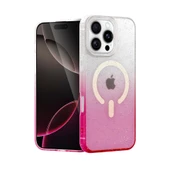 iPhone 16 Pro Max Pummel Shiny Magsafe Kapak - Pembe thumbnail 1
