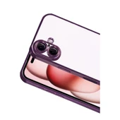 iPhone 17 Kamera Korumalı Lensli Silikon - Açık Mor thumbnail 2