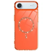 iPhone 17 Air Live Diamond Magsafe Kapak - Turuncu thumbnail 2